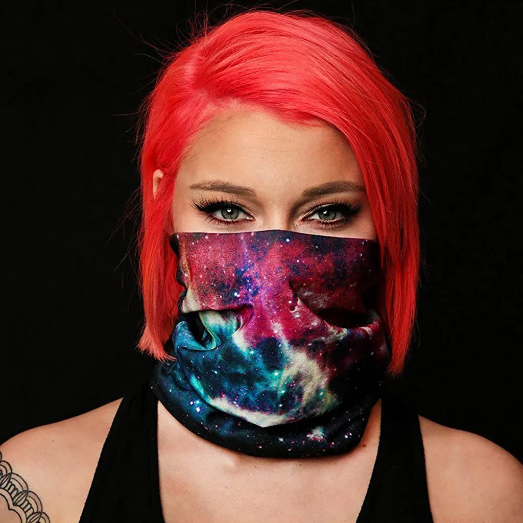 Уличная спортивная маска для лица с цветочным принтом модный дышащий Женский