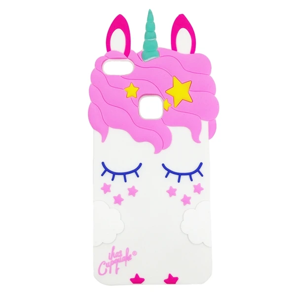 Unicorn White 3D мультяшный чехол для huawei P10 Lite 5,2 дюймов Мягкая силиконовая задняя крышка для huawei P10 lite P10lite защитный чехол для телефона - Цвет: Unicorn White