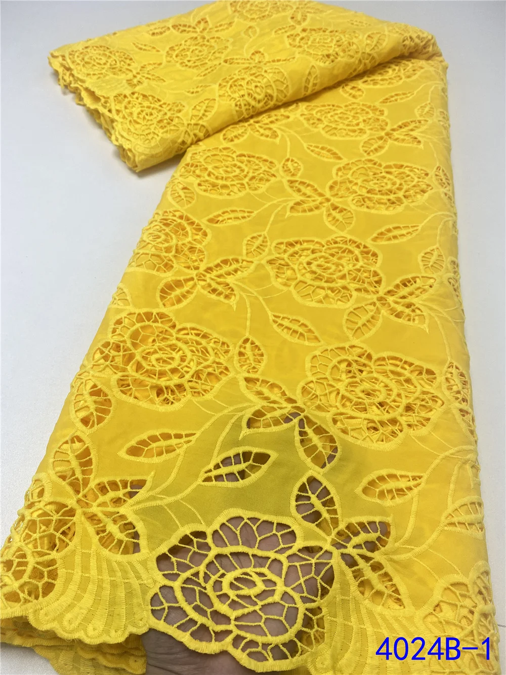 Белый гипюровый шнур NIAI кружевные ткани в нигерийском стиле водорастворимые