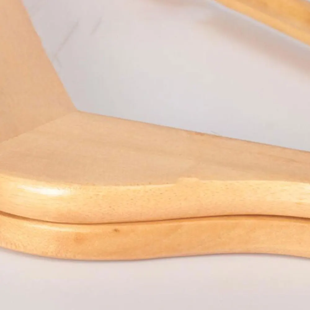 

10pcs Wood Hanger Non-Slip Hangers Clothes Hangers Shirts Sweaters Dress Hanger Drying Rack for Home