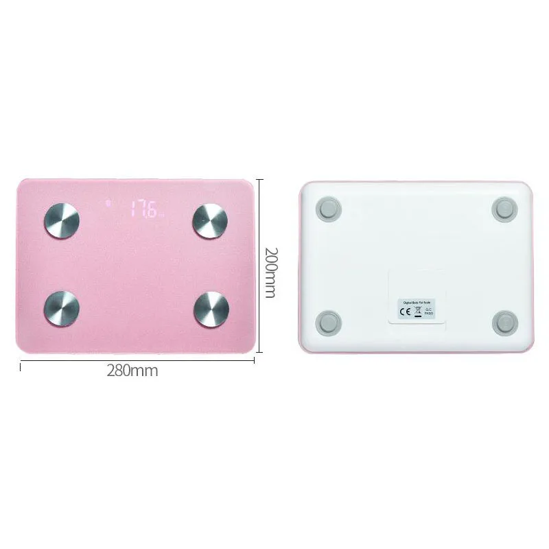 Bluetooth соединение тела Жир весы напольный вес ванной Интеллектуальный