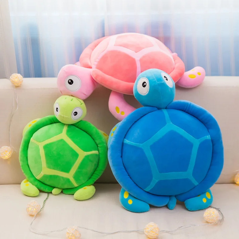 

Kawaii Plush Tortoise Cute Cartoon Turtle Doll Big Pillow Sleeping Boys Girls and Children Gift Plush Toys Super Soft