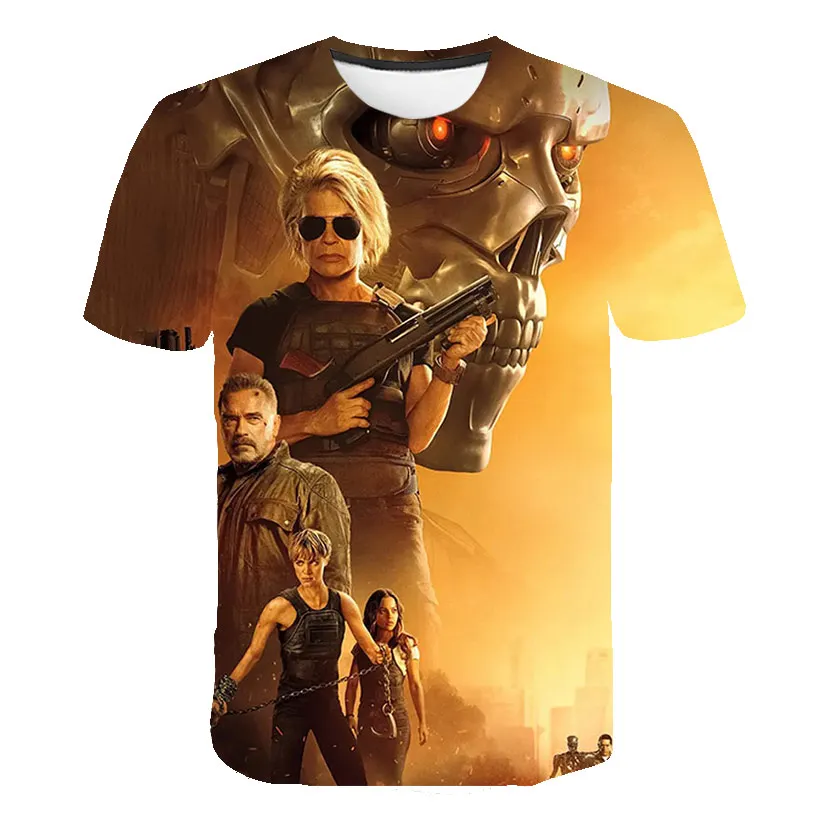 Новинка 2019 толстовка Terminator dark fate с 3D принтом из фильма Мужская/Женская цельный