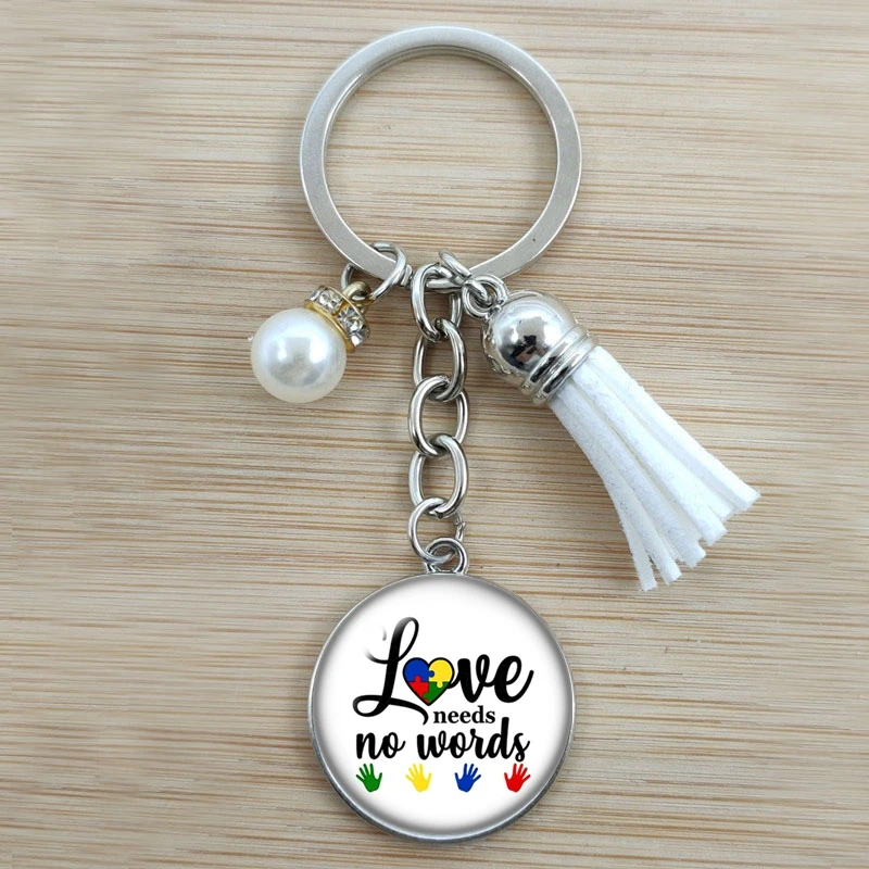 Новый цвет стеклянный подвесной брелок для ключей аксессуары | Украшения и