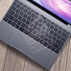 Мягкий силиконовый чехол для клавиатуры Huawei MateBook 13 14 X Pro 16,1 2020, Защитная пленка для клавиатуры Honor MagicBook D14 D15