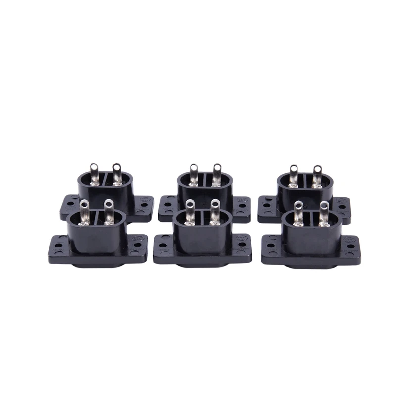 

Quality 6 x AC 250V 2.5A IEC320 C7 Socket Solder Cup Pins Power Connector
