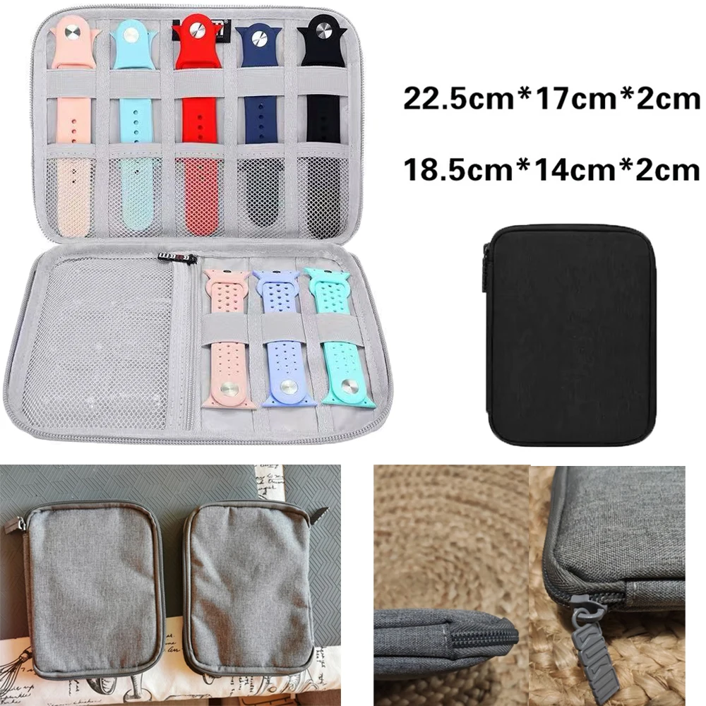 

Лидер продаж, органайзер для часов, коробка для хранения ремешков часов, чехол для ремешков часов, сумка-Органайзер для ремешков часов, проч...