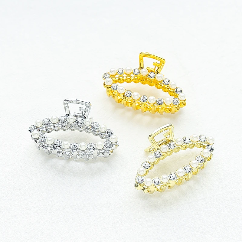 Женские свадебные аксессуары для волос с геометрическим искусственным жемчугом