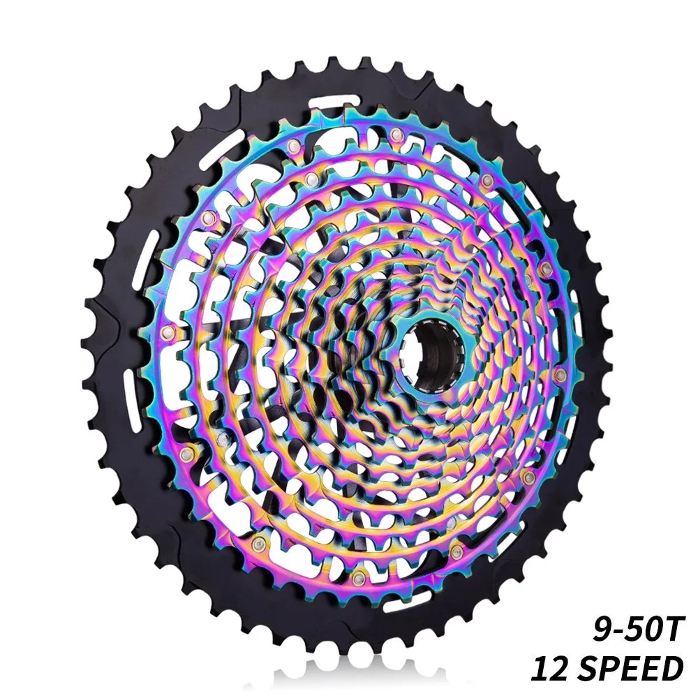 Кассета MTB 12 Скоростей кассета S 9-50T Ultimate XD цветная Радуга K7 375 г В Ультралегкая ulte s