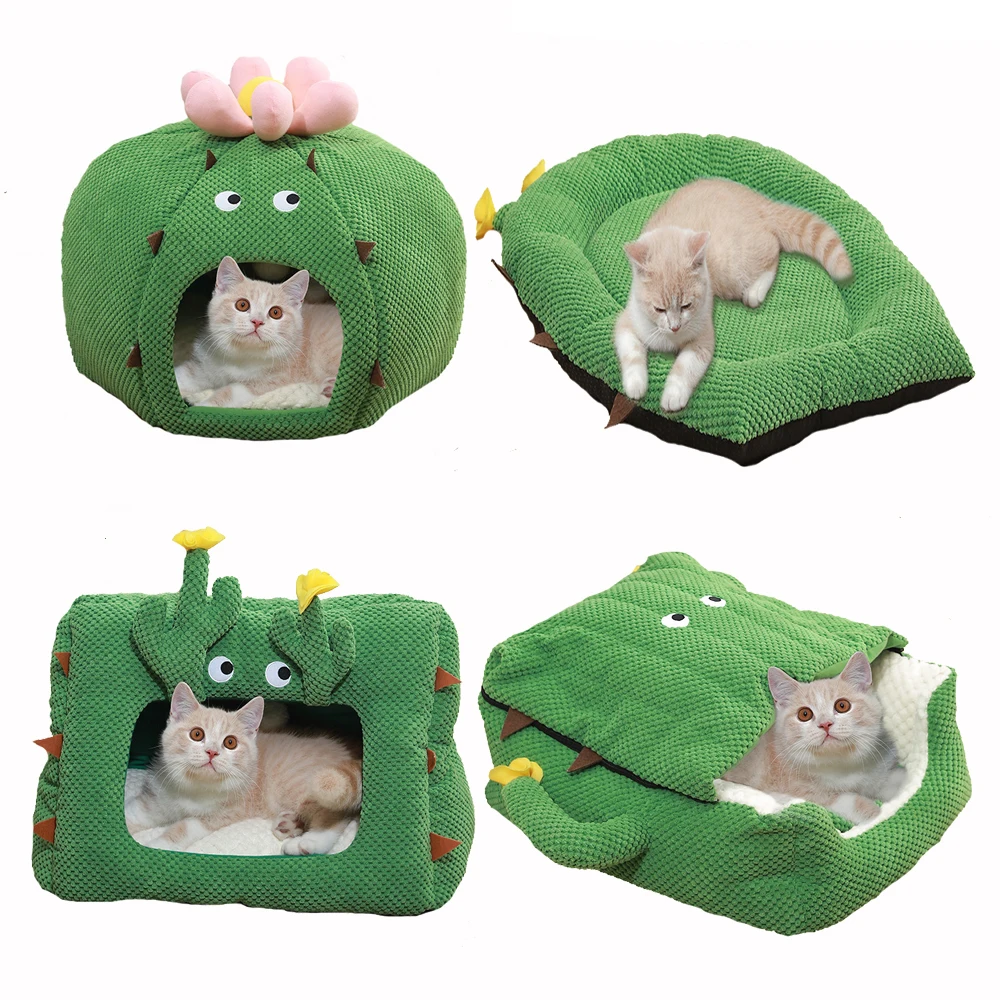 

Кровать для маленьких собак, кошек, гнезда, коврик, теплый плюшевый домашний домик-будка для маленьких собак, щенков, кровать-коврик, палатка...