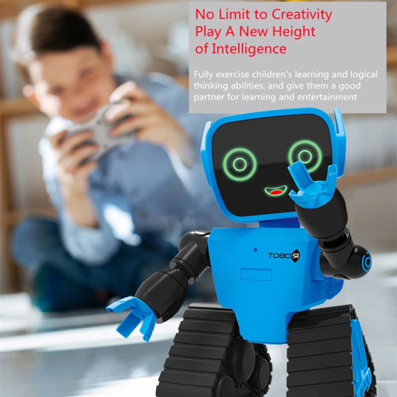 Early Education Touch Sensing Programming Intelligent Remote Control Robot Save Money Accompanied Story Piggy Bank Toy For Kids | Игрушки и