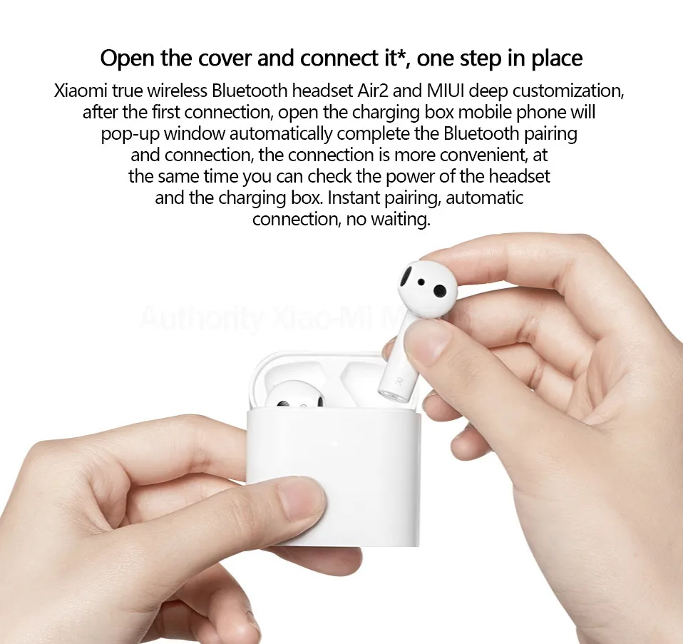 Оригинальные беспроводные наушники Xiaomi Air 2 TWS Bluetooth 2 LHDC HD 14,2 мм с двойным микрофоном ENC автоматическая пауза управление нажатием Airdots Pro 2