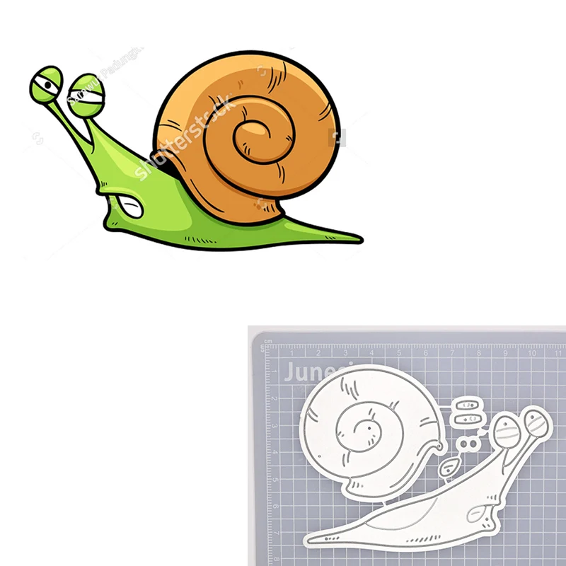 2020 милые улитки металлические режущие штампы трафареты для животных насекомых DIY