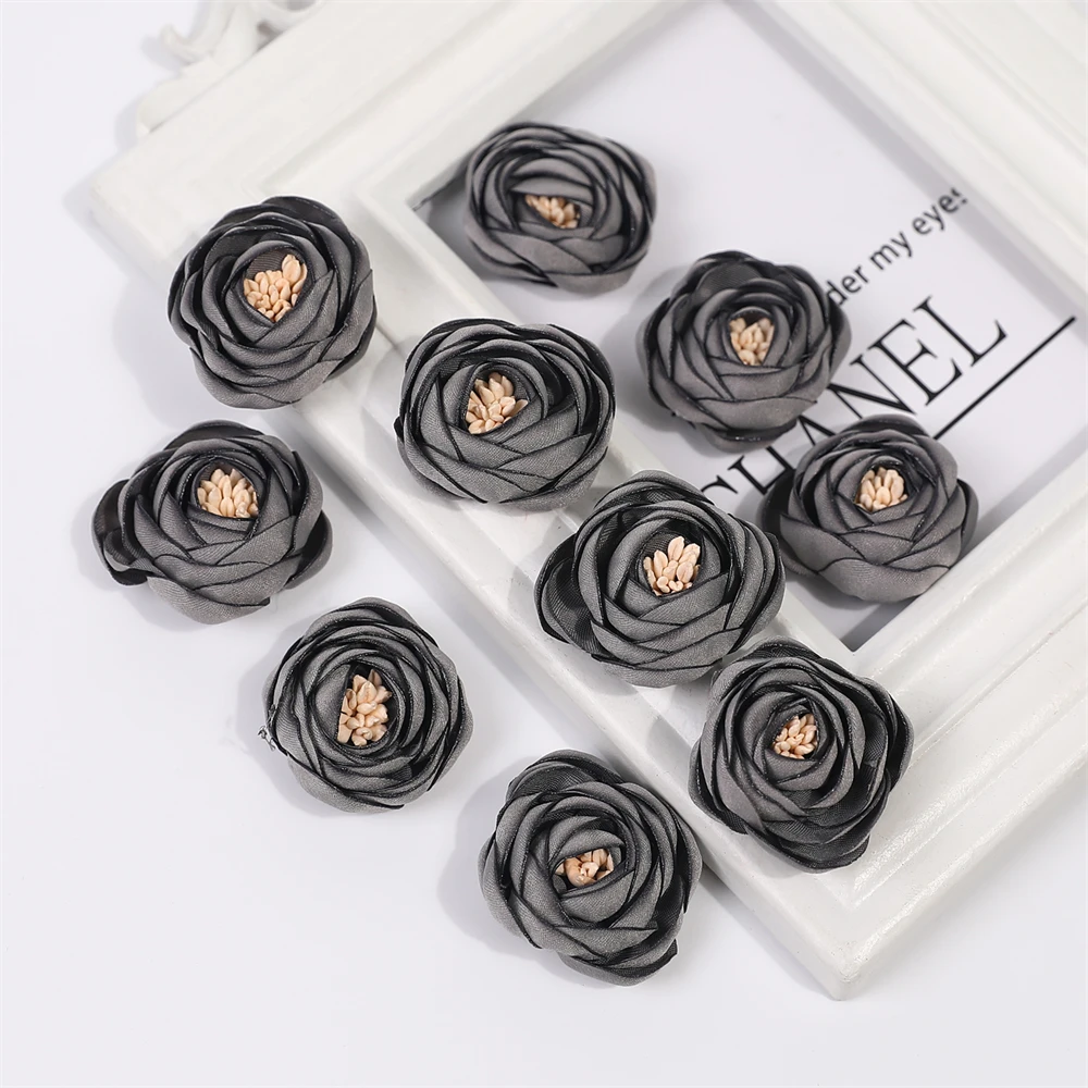 

Искусственные розы из микрофибры, 5 шт.