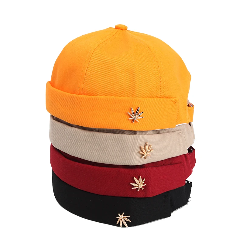 Fashion Street Wear Beanies Landlord Hat Women Men Hip-hop Brimless Skull Loop Beanie Sailor Melon Hat Caps New men skully