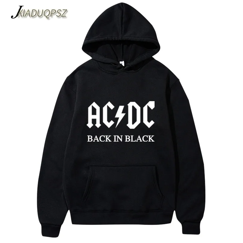 AC DC Толстовка Мужская Хип Хоп рок группа ACDC толстовка мужская повседневная