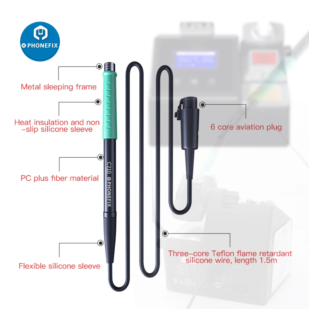 Ручка OEM T245 T210 NT115 для паяльной станции JBC CD-2SD 2SHE и i2C 2SEN/2SCAN Pecision диапазона