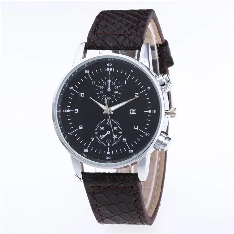 

2020 Promotion Minimalist Fashion Belt Watch Multicolor Face False Eyes Five Needle Watches Personality Scale With Calendar