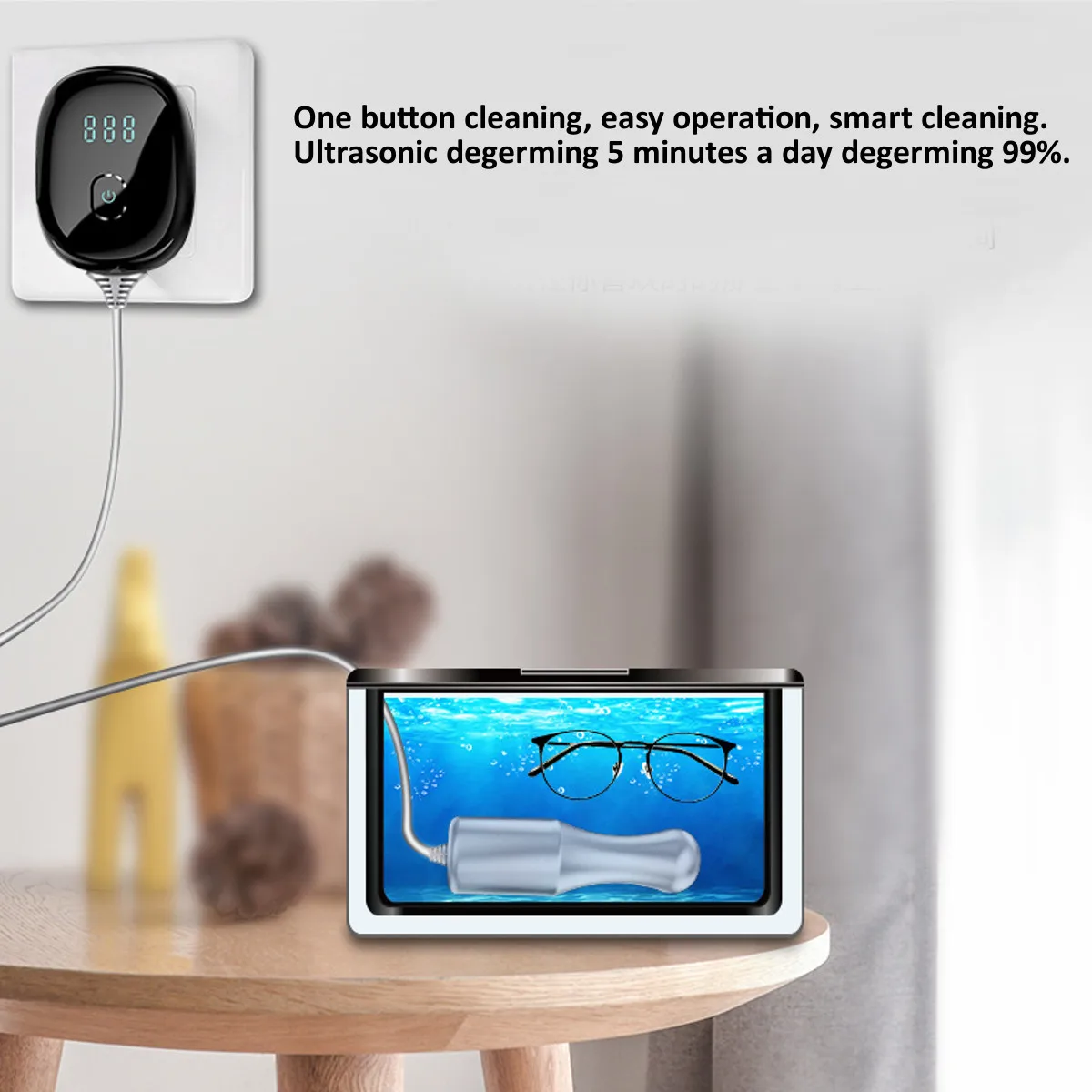 36 кГц портативный 100 вт ультразвуковой чистящий стержень очки ювелирные изделия