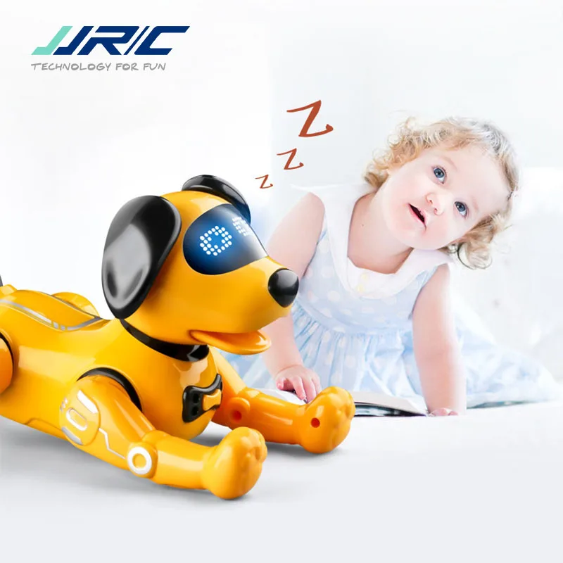 

Интерактивная игрушка JJRC R19, робот-собака с дистанционным управлением, Поющая, рассказывающая сторики, подарок для детей