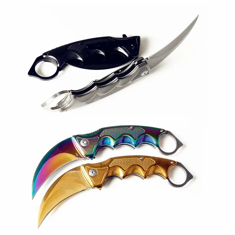Новый складной нож Karambit Csgo быстро открывающийся тактический карманный открытый