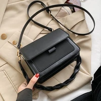 classic designer brand shoulder bag small pu leather flap crossbody bag for ladies 2021 trend all match handbag fashion simple