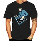 Смешная Мужская футболка с пародией, диджеем, Споком, звездой, 80 костюмов, дабстеп, хип-хоп, гик, новые летние футболки