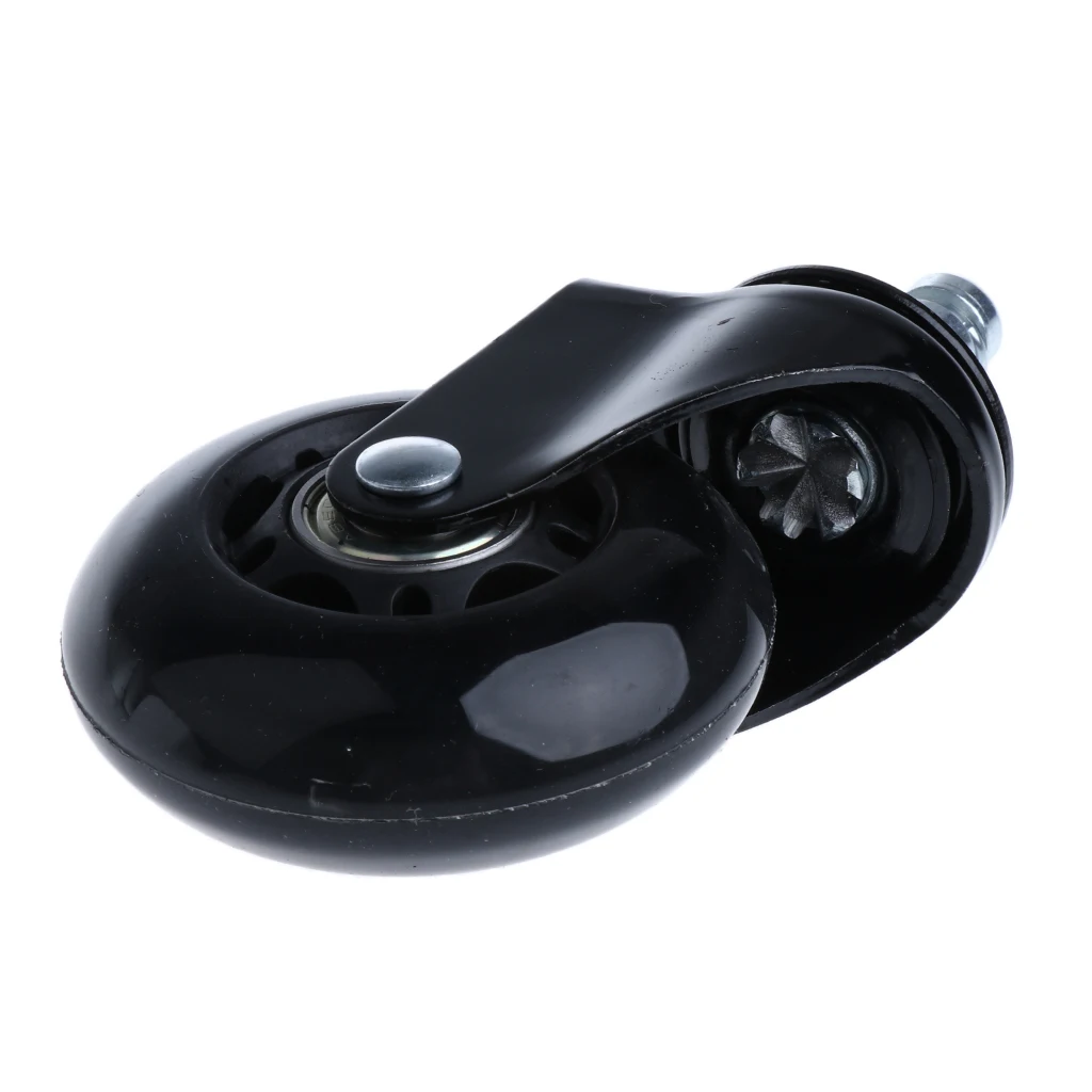 

2,5-дюймовые поворотные колеса для колесиков, полиуретановые ролики для домашних деловых автомобилей