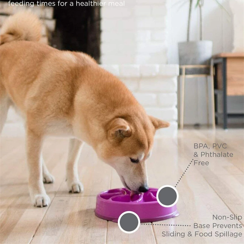 Интерактивная миска-лабиринт для домашних животных не скользит | Дом и сад