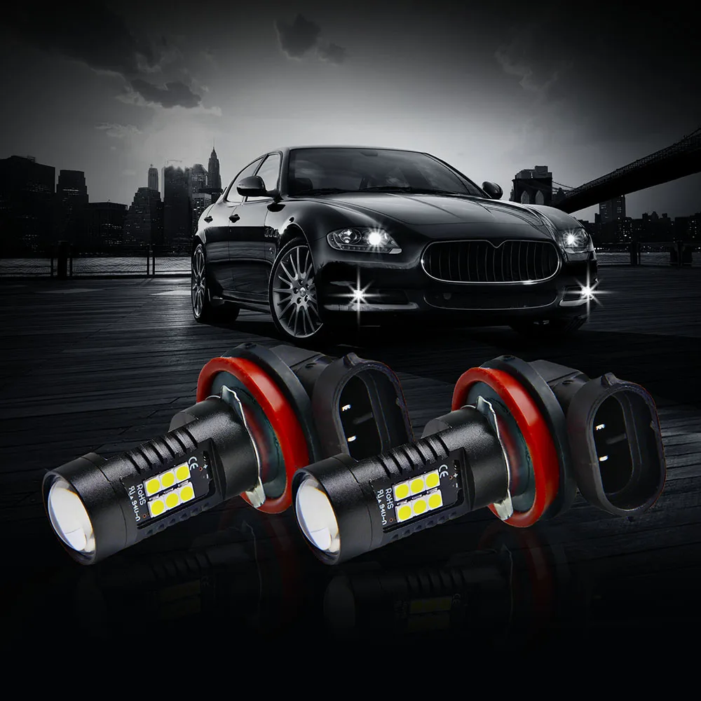 Светодиодные лампы для противотумансветильник р H8 H11 H16 с проектором 1000 лм