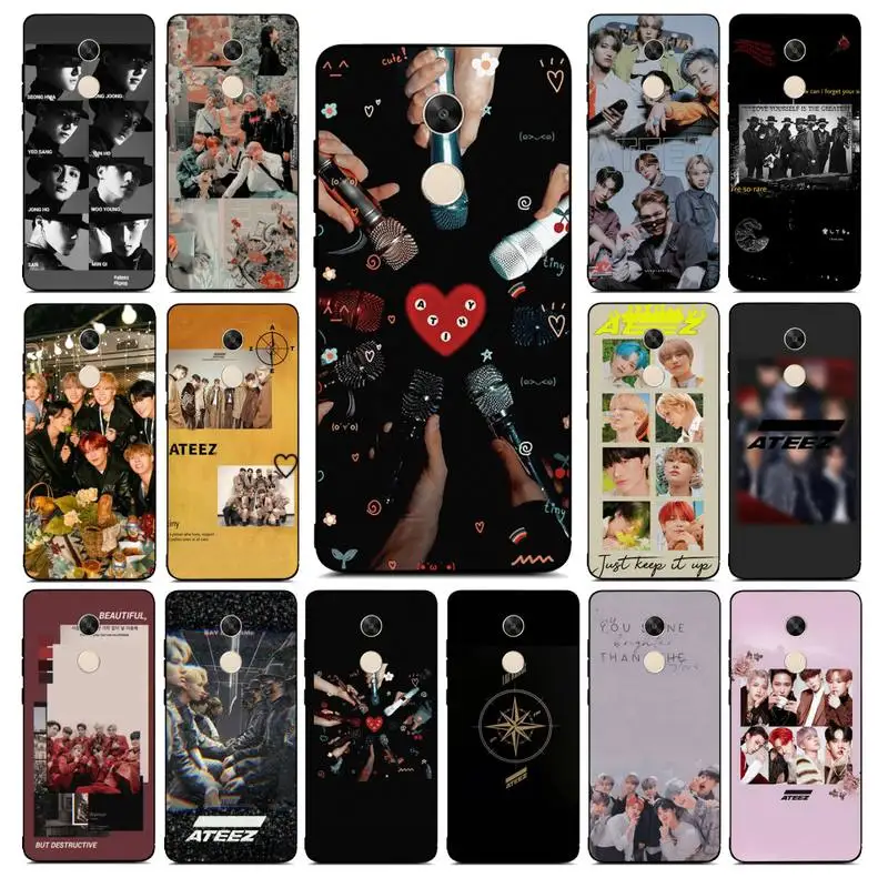 

MaiYaCa ATEEZ KPOP Singer Phone Case for Redmi Note 8 7 9 4 6 pro max T X 5A 3 10 lite pro