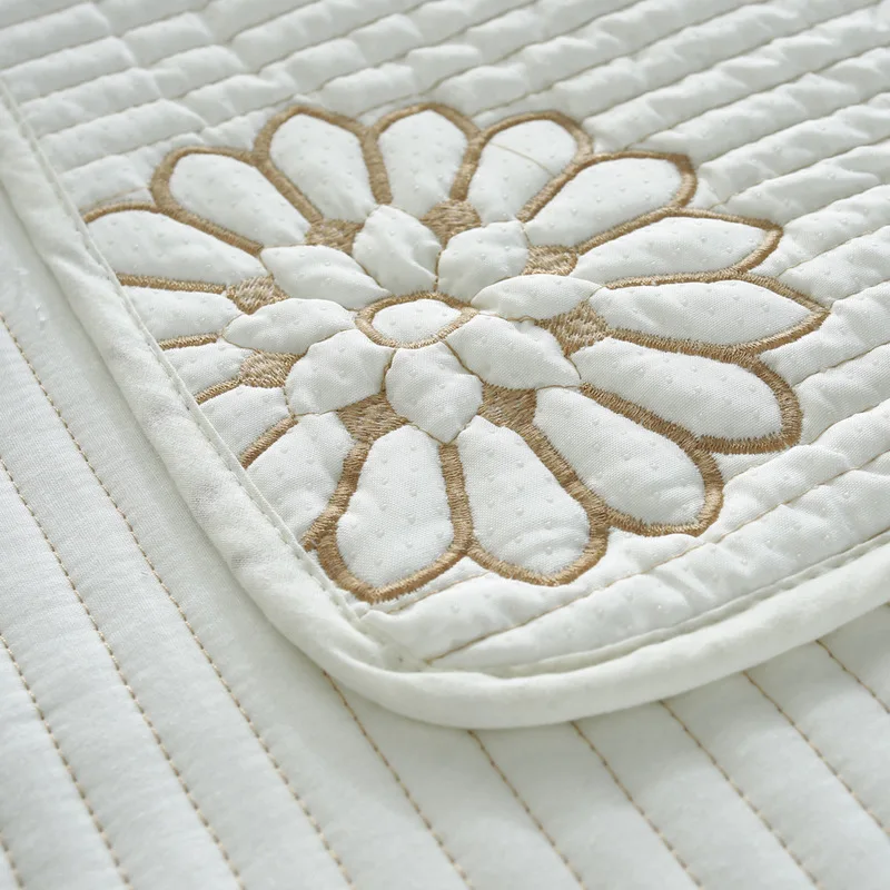 Чехлы для диванов с цветочной вышивкой толстая нескользящая полоска съемное