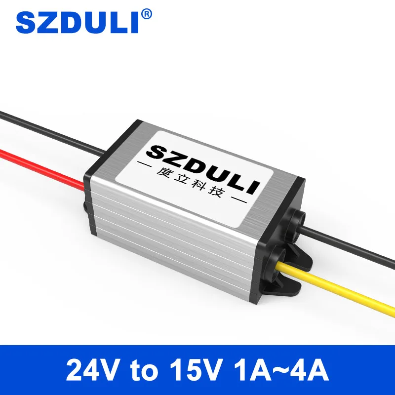 

24V to 15V voltage converter 24V to 15V DC voltage regulator module 24V drop 15V step-down DC-DC power supply