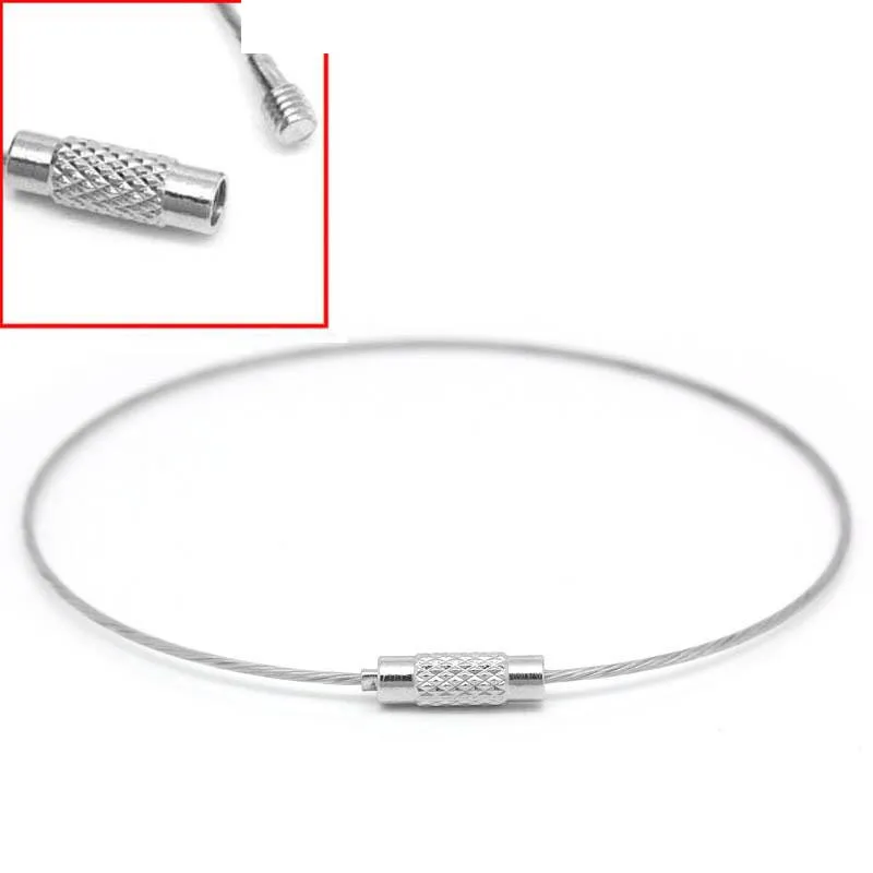 DoreenBeads стальная проволока серебристого цвета 6 5 см (2 4/8 &quot) Диаметр 2 шт. Горячая