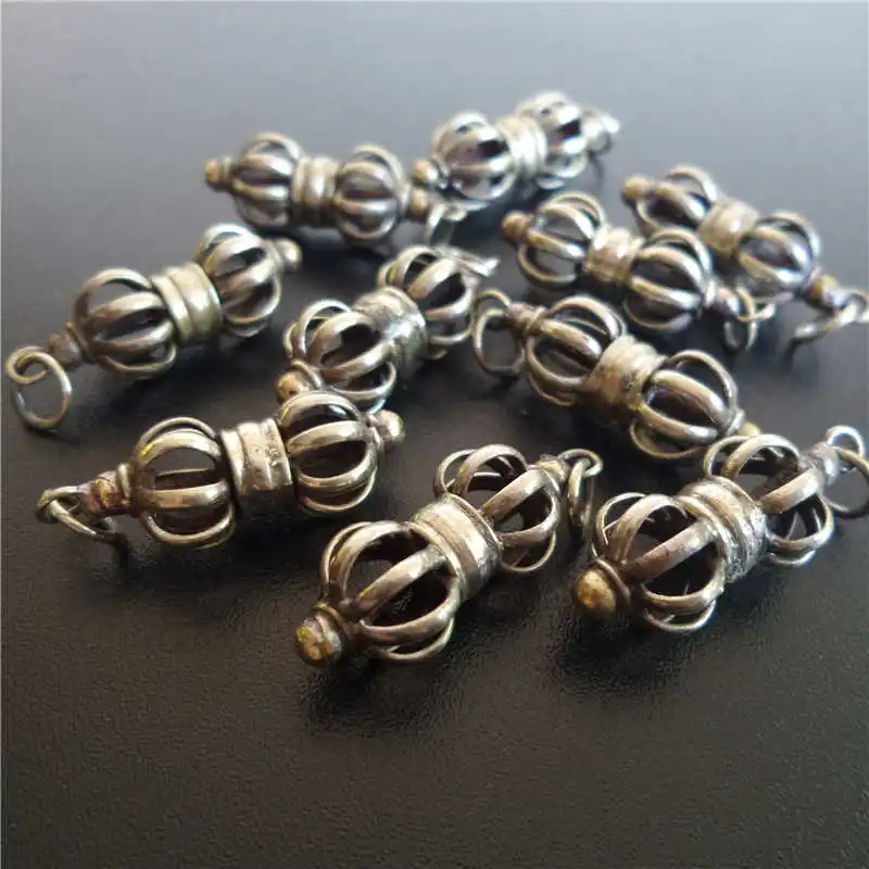 10 шт. Тибетский 8 линий крест дорье амулет подвески для мужчин тибетские медные