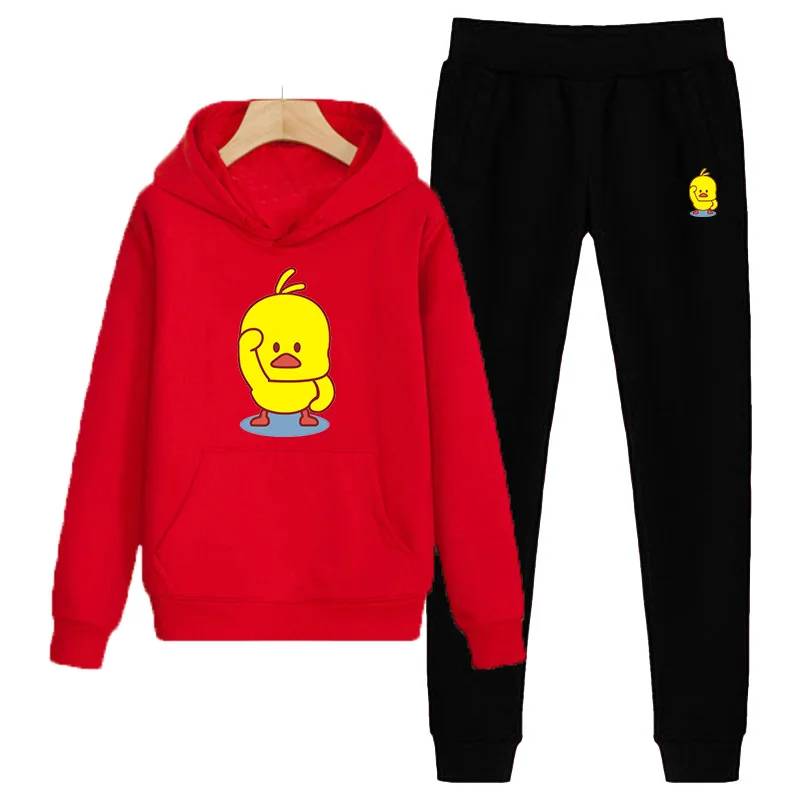 Комплект из 2 предметов, женская одежда, Chandal Mujer 2 Piezas, для бега, Femme, мультяшный принт, толстовка, штаны, спортивные костюмы, женский спортивный костюм - Цвет: Style 3 Red