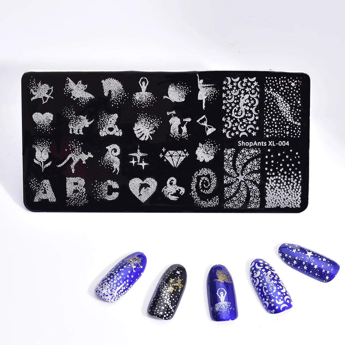 Штамповочные пластины SHOPANTS шаблон из нержавеющей стали винтажный мраморный