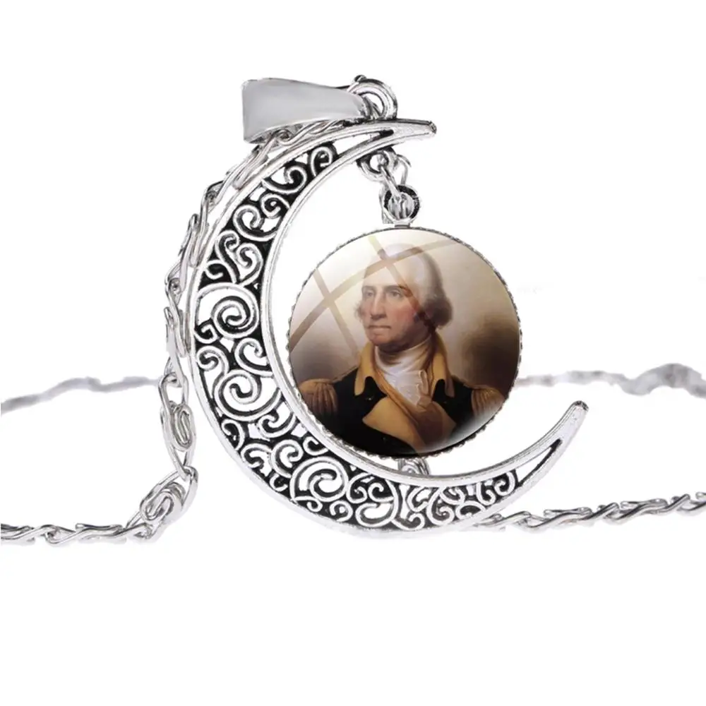 Новое ожерелье Трамп 2020 Америки президент арт фото кабошоны разрисованные