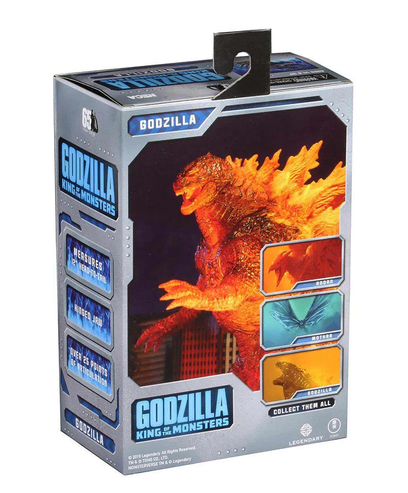Сжигание Godzilla ПВХ Gojira 18 см &quotкороль монстров&quot фигурка Коллекционная модель
