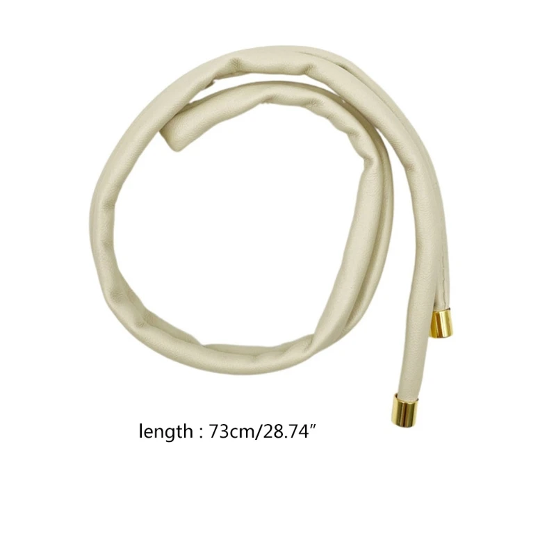 

PU Leather Twist Wired Headbands Leather Ponytail Holder Fashion Solid Color Hair Decoration Beach Hair Accessories