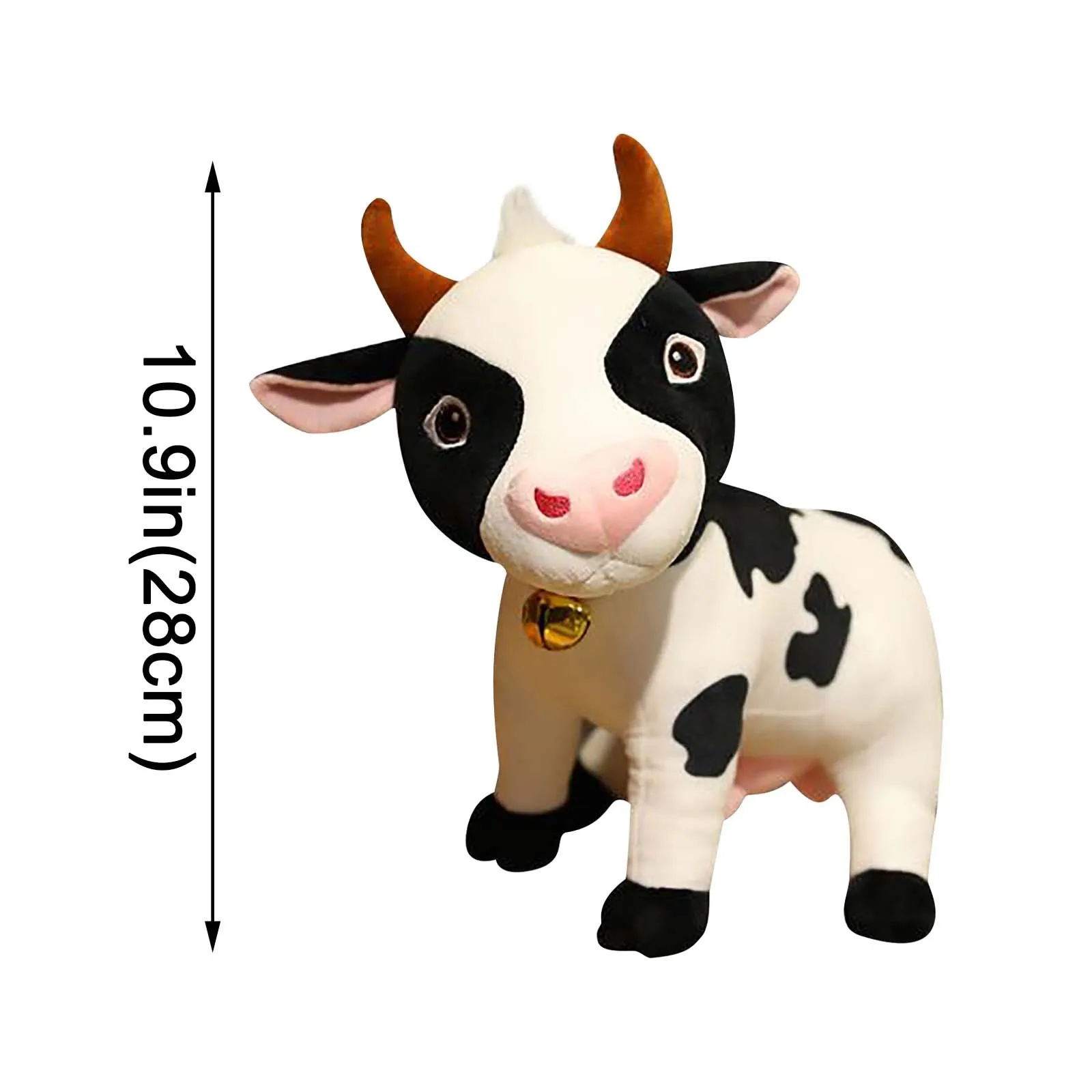 Милая коровья кукла талисман мультяшная корова плюшевая игрушка детский