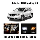 11 шт. белый Canbus LED Интерьер Свет Карта Купол лампы комплект подходит для Dodge Journey 2009-2016 2017 2018 2019 багажник лицензия лампа