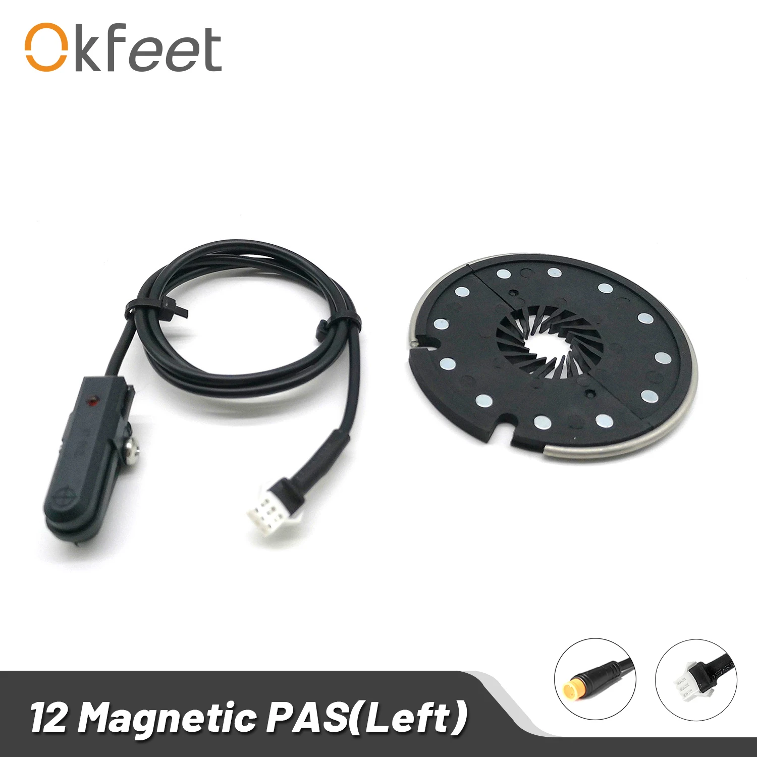 

Okfeet KT PAS Водонепроницаемый двойной Холл 12 magent Kunteng Педальный помощник датчик для электрических велосипедов комплект для переоборудования
