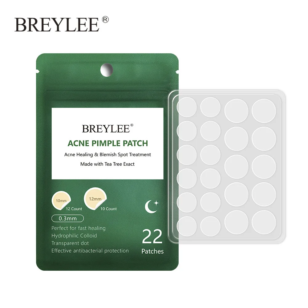 

BREYLEE Acne Pimple Patch Stickers Acne Cream Treatment Blemish Facial Mask Pimples Whitening Remover Tool Waterproof 22 Patches
