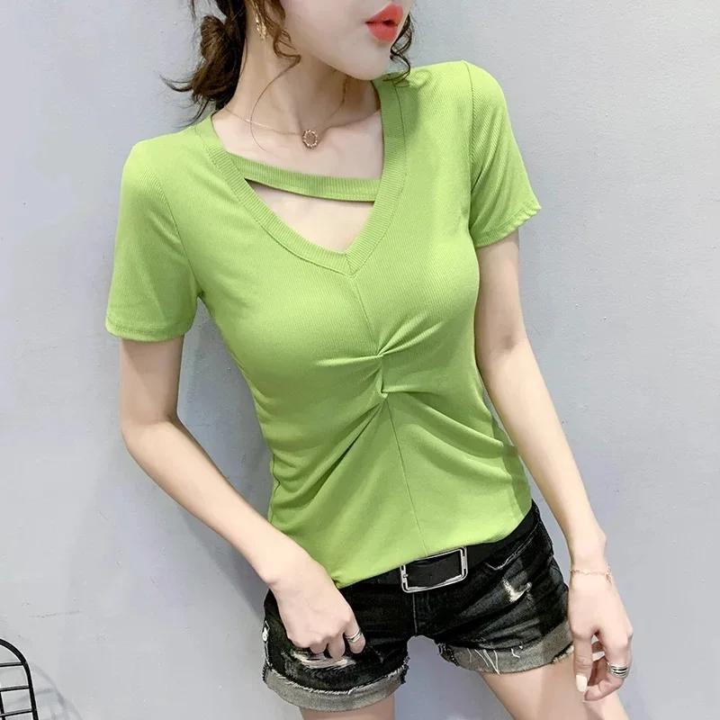 

Fashion Logo Printing T Shirts Women's Short Sleeve Fashion 100% cotton Female multi T-Shirts