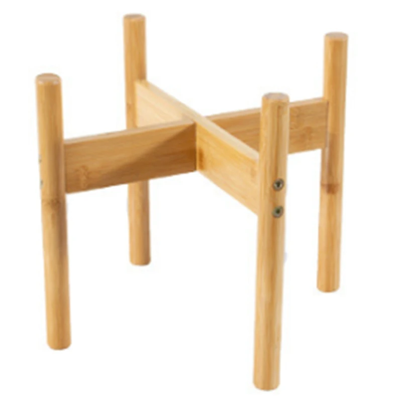 Деревянная подставка для цветов окна балкона настольный мини держатель