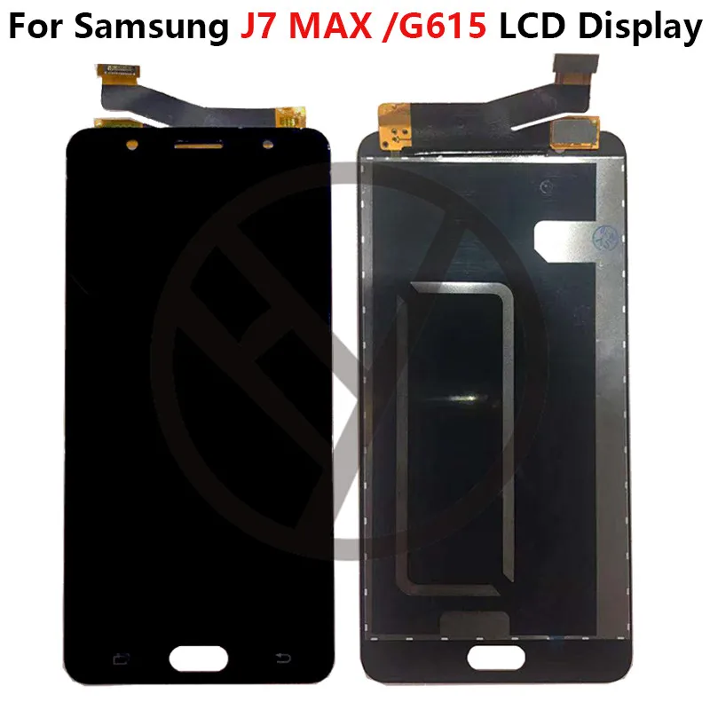 Для samsung J7 MAX дисплей Сенсорная панель дигитайзер сборка Repalcement Запчасти для G615 G615F