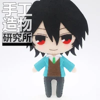 anime ensemble stars sakuma rei 12cm mini keychain doll handmade toys stuffed plush toy diy doll material pack kids gift