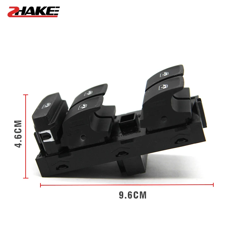 Оригинальная Кнопка управления переключателем стекла без серебряных краев для VM