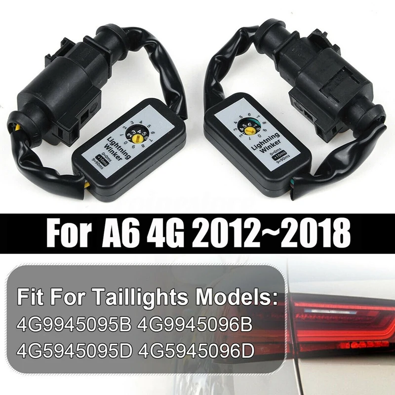 

AU04 -2Pcs Dynamic Turn Signal Indicator Led Taillight Module For- A6 S6 Rs6 4G C7 2012-2018
